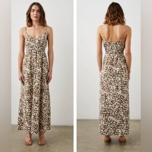 Rails Justine Maxi Dress - Sepia Cheetah - S